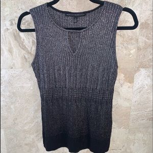 White House Black Market sparkly ombré tank M